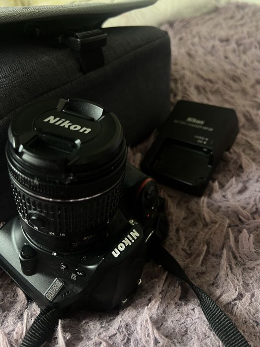 Nikon D3400 DSLR с обектив 18-55mm – като нов!