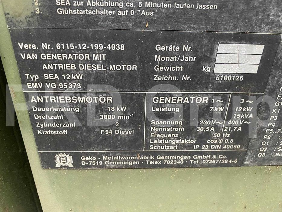 Generator curent GEKO Sea 12KW