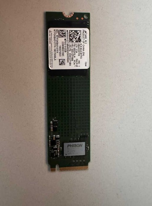 (NVMe 512GB SSD 512GB NVMe SSD 500GB M.2) PCIe 4.0 ca nou, Micron 2450 100% 13zile 1,7TB scris - raport
