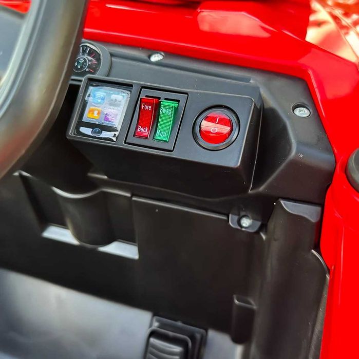 OFERTA Masinuta electrica 4x4, CAPE-X, 100W,12V, scaun tapitat NOUA