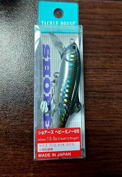 Воблер Tackle House heavy Minnow SHM65 -65mm. 13,5gr /90mm. 42gr