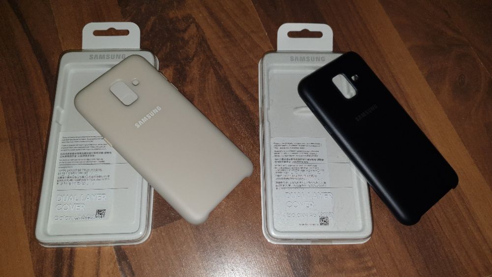 Husa antisoc originala Samsung Dual Layer Cover A6 2018 A600