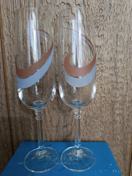 Фужеры из Богемского стекла