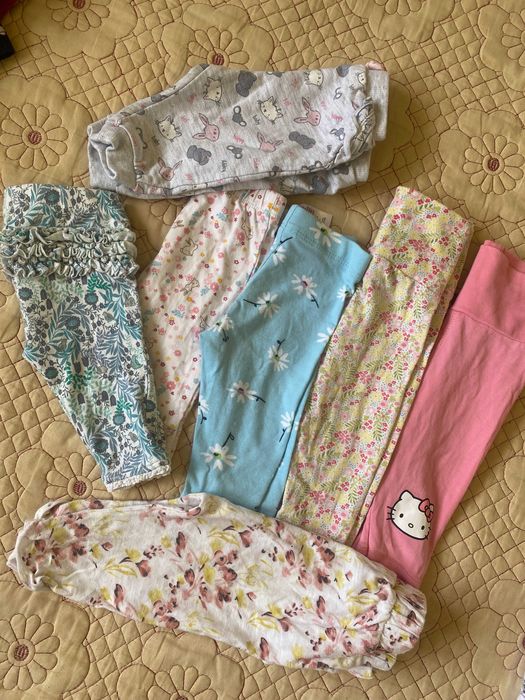 Lot set bluza pantaloni bebe copii marime 56 sau 62 0-3