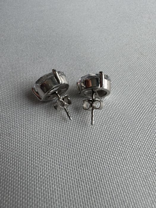 Cercei din argint si cubic zirconia