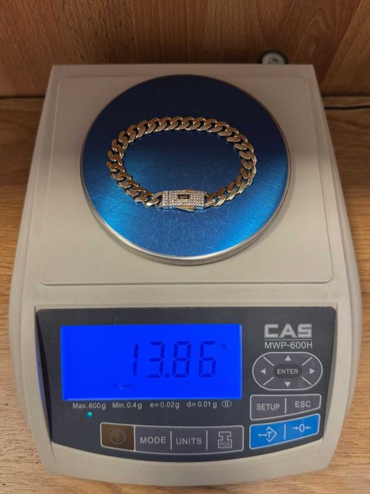 Златен  Ланец  - Гривна - К О М П Л Е К Т - Monaco Chain  - 585 / 14 кр. № 2