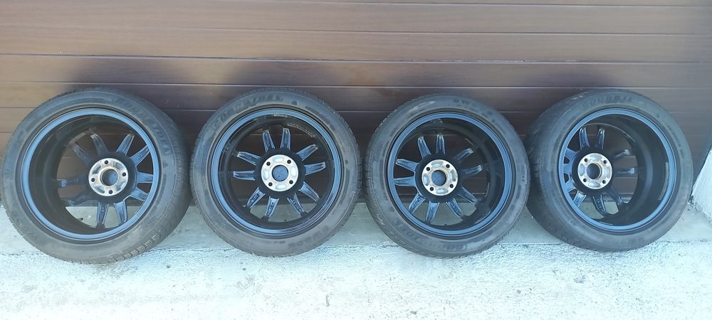 Jante aliaj negre 4X108 R16 Ford RIAL Lucca Diamant-Schwarz Lackiert