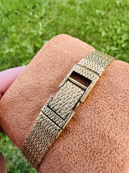 Ceas dama original Bucherer Swiss Gold Tone Wrist Watch