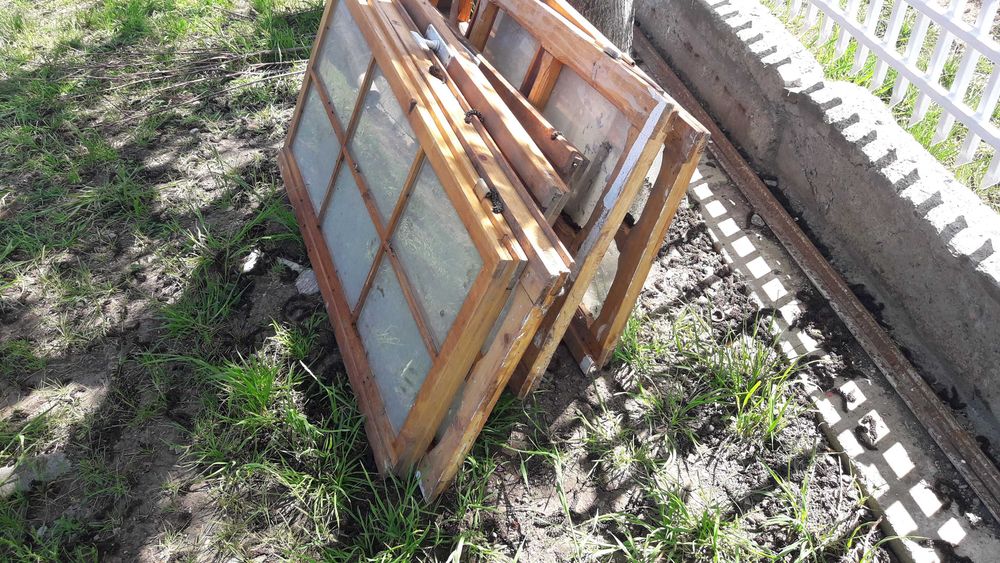 Ferestre duble, deschidere tripla in toc de lemn