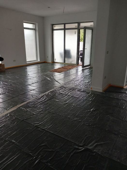 Glet, zugrăvit, șlefuit, parchet, tencuiala, baghete și cornise rigips