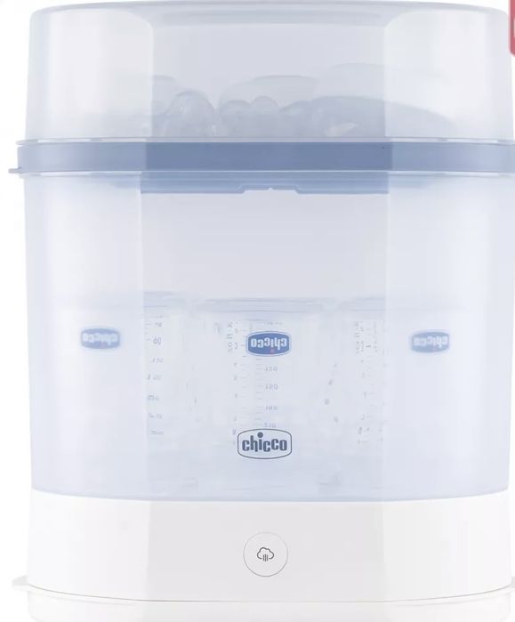 Sterilizator electric cu aburi Chicco 3 in 1 Steril Natural, 0luni+