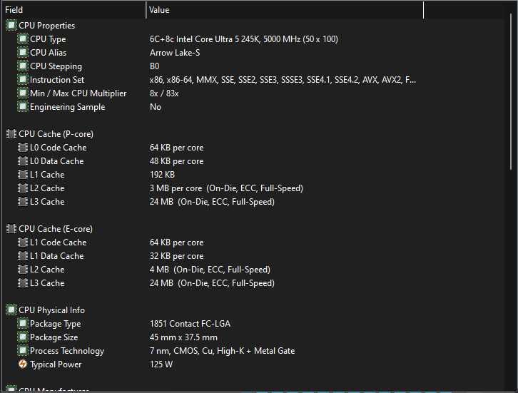 Vand Z890 Pro Rs+Ultra 5 245k