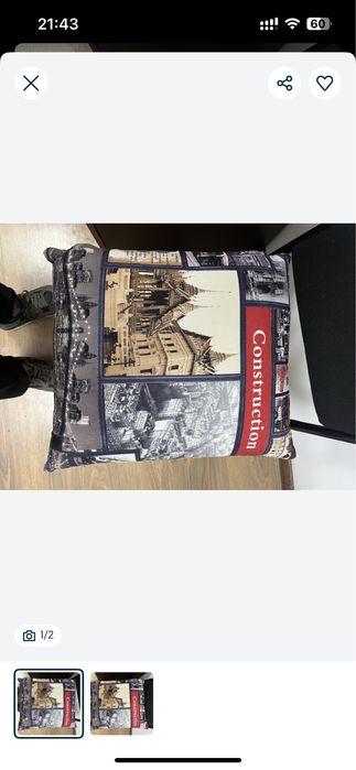 продам подушку с принтом