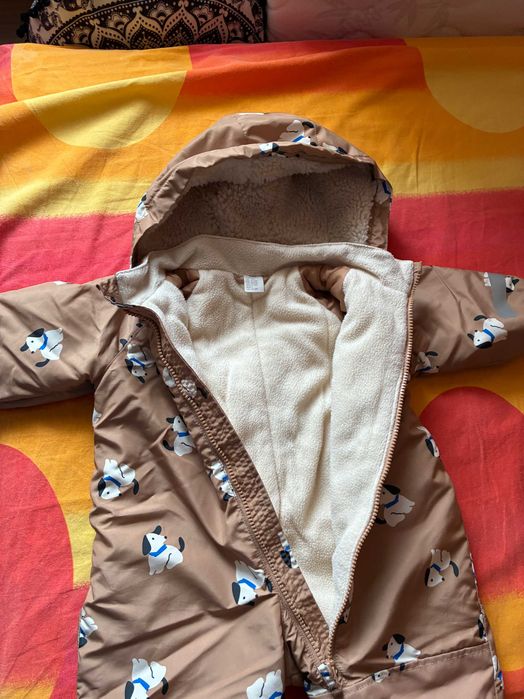 Зимен бебешки космонавт H&M (размер 80) + ПОДАРЪК шапка