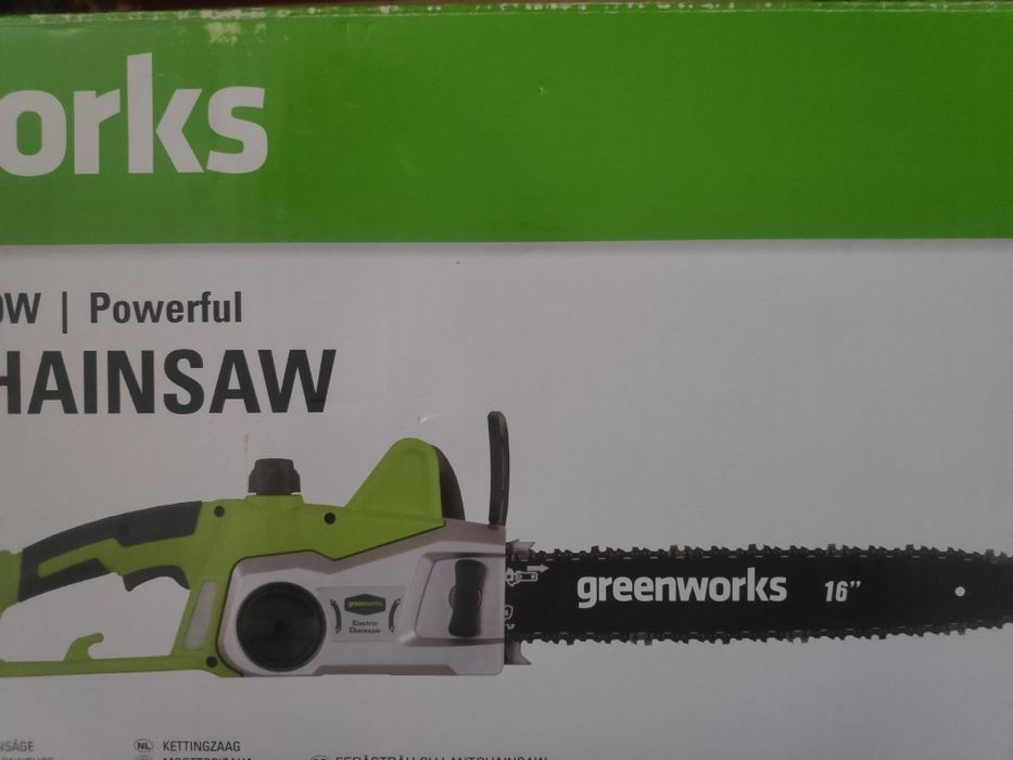 Новая цепная электропила