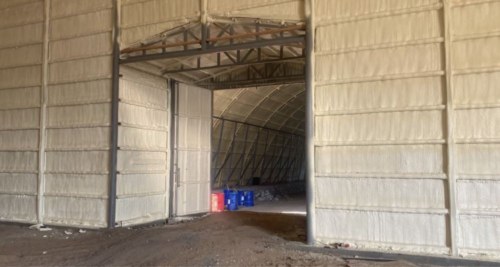 Утепление пеной ППУ