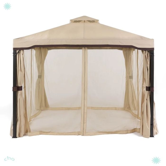 Луксозна градинска шатра Toscana 3.36×3.36м с мрежа против насекоми,UV
