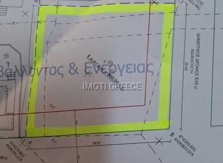 Продава се парцел за строителство 800 м2 в Неа Врасна, Гърция