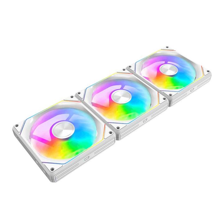 ' Комплект магнитных вентиляторов darkFlash Gauss G24 WHITE 3in1 ARGB