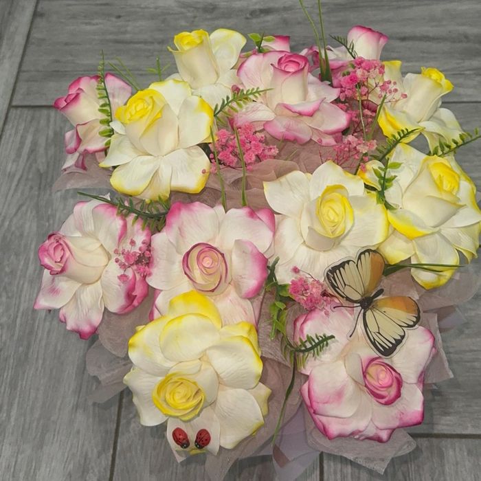 Мыльные розы  декор