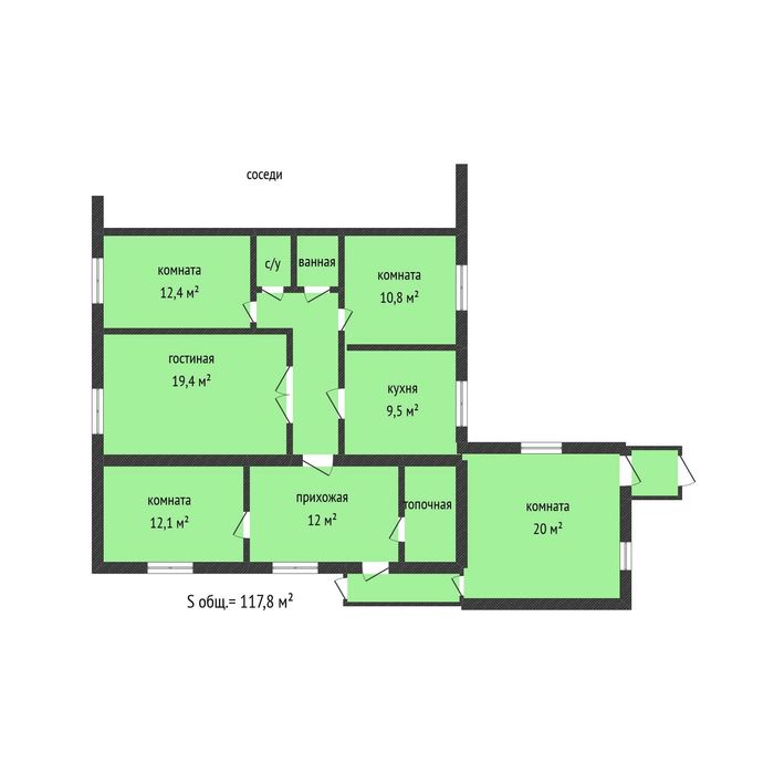 Продажа половины дома ЖМ Дружба