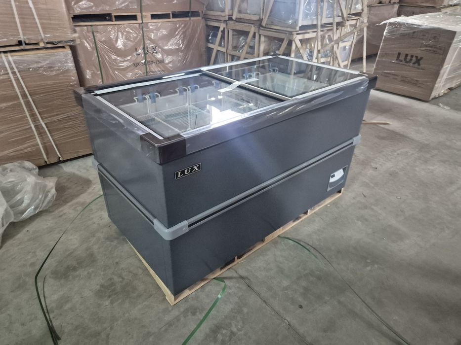 Морозильник овальный дла магазин