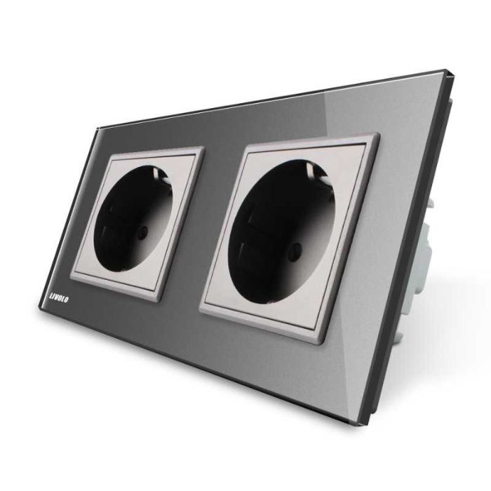 Priza Schuko dubla Livolo