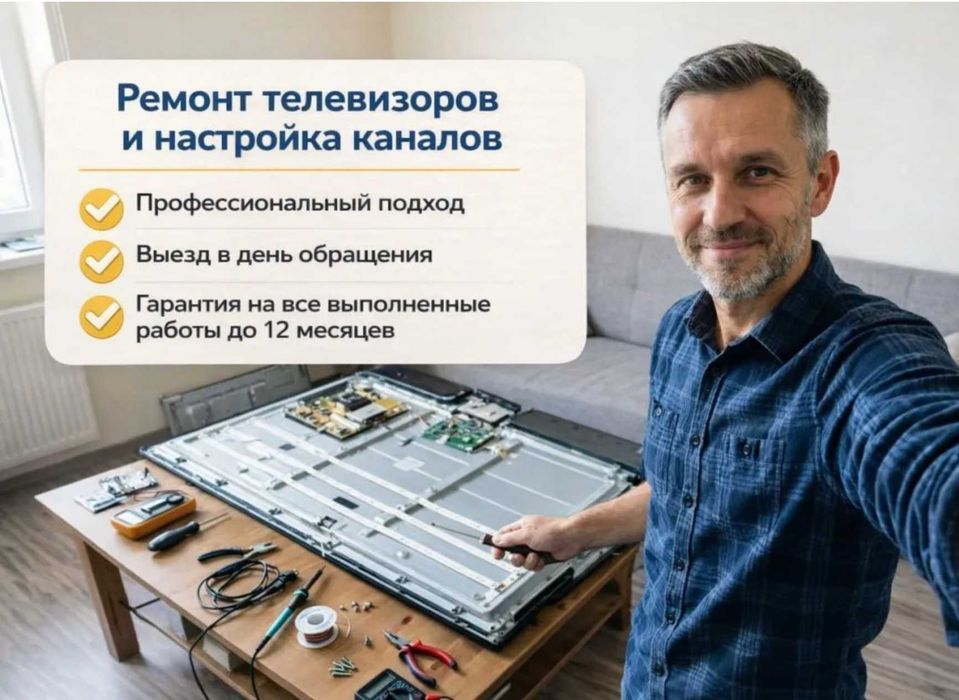 Ремонт телевизоров срочный выезд
