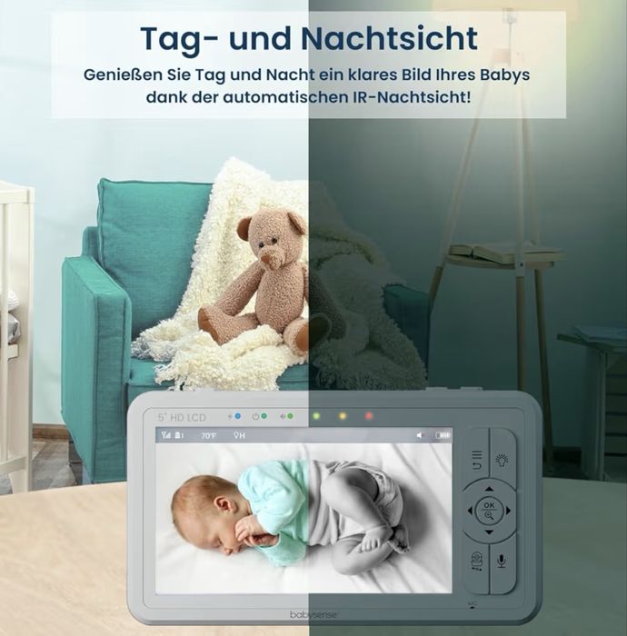 Бейбфон с 2 камери babysense