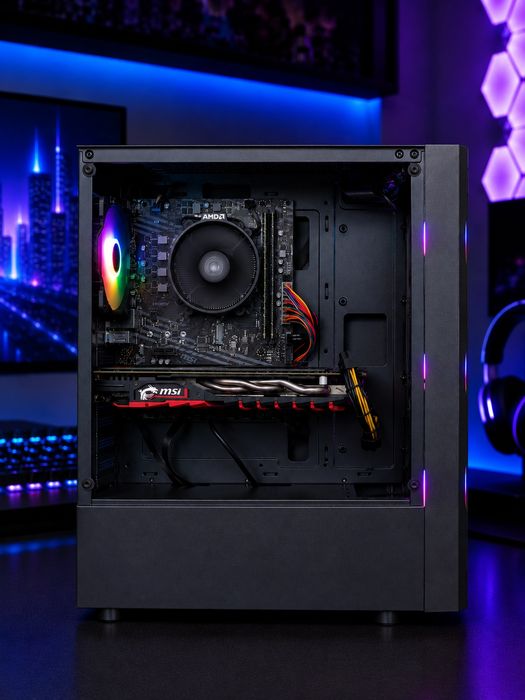 Геймърски Компютър/R5 1600/16GB RAM/M.2- 256GB/GTX 1060 6GB