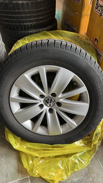 Roti 5x112 iarna volkswagen sharan, touran, tiguan 215 60 R16