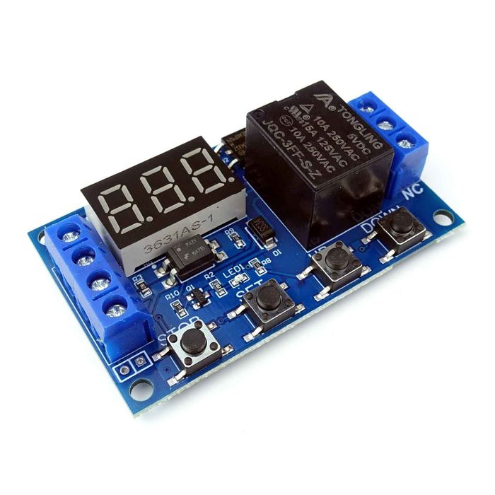 Реле за време с таймер за забавяне - 9 режима на работа