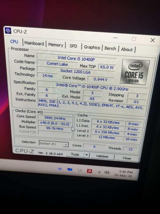 Procesor i5 10400f bonus un cooler