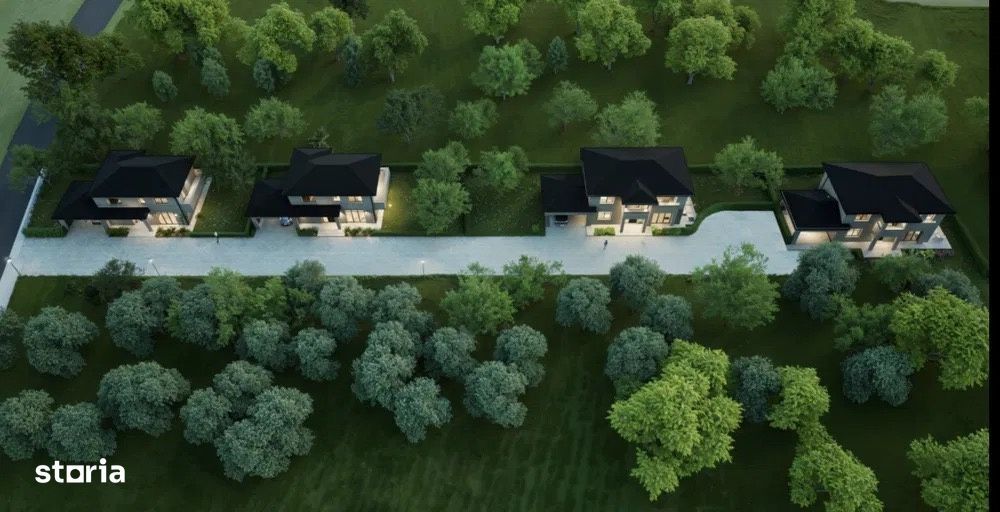 Casa individuala pasiva nZEB de vanzare in Floresti, ansamblu exclusiv