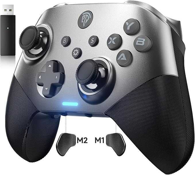 Компютърен контролер с джойстици и тригери с ефект на Хол EasySMX