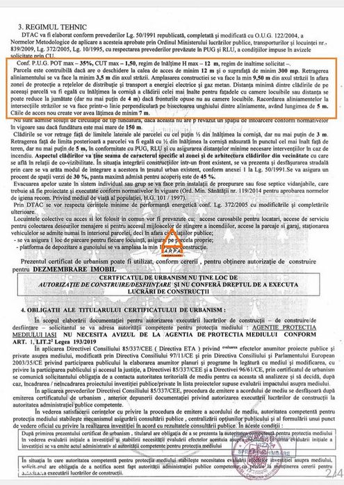 Teren intravilan - 2875 mp - Barnova