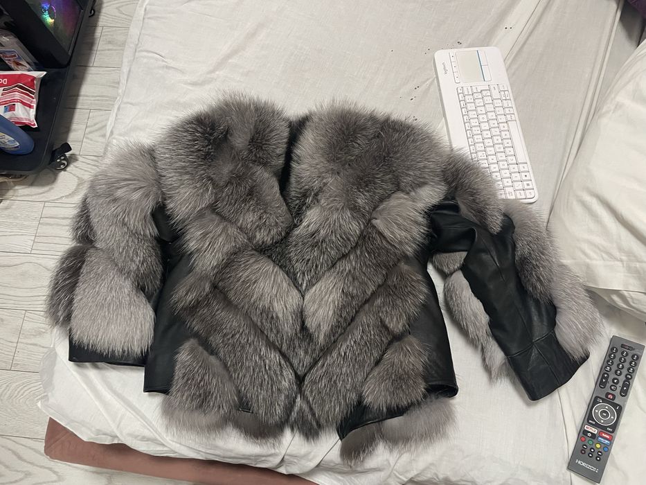 Geaca blana de vulpe