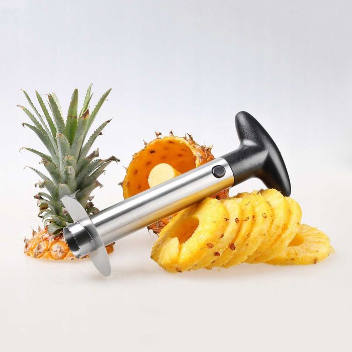 Decojitor ananas cu cutit tip tirbuson pentru taiere rapida
