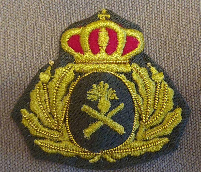 Emblema regalista ww2 pentru sapca, cascheta,  chipiu subofiter