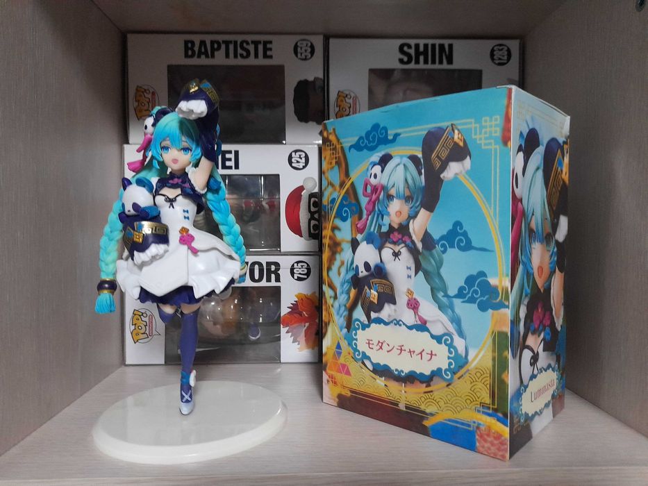 Figurina Vocaloid Anime - Hatsune Miku National Style Panda, Cutie