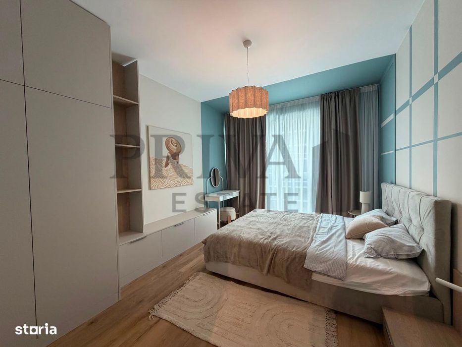 Apartament premium 2 camere mobilat, 55 mp, etaj 3, Nord One Torontal
