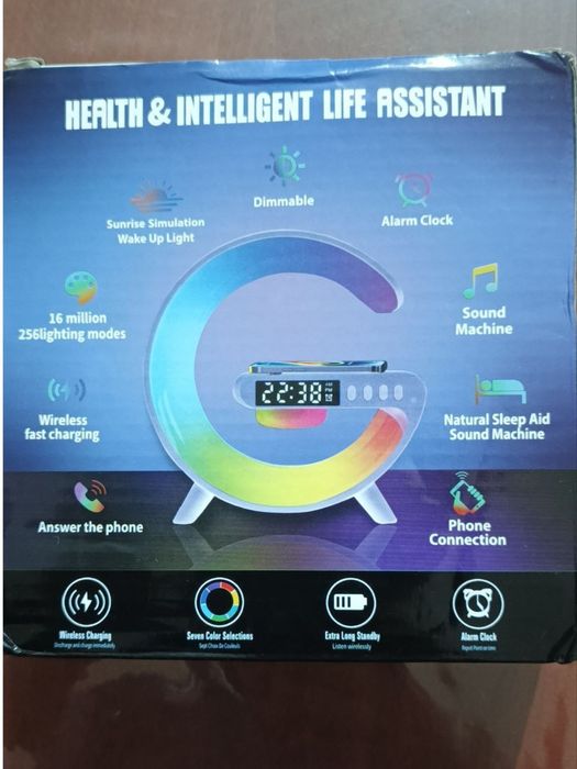 Часы, будильник, колонка