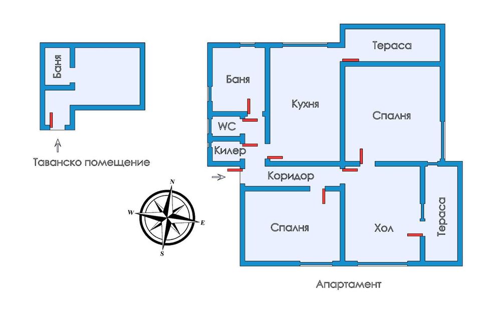 Продава се Четиристаен апартамент в Плевен, Идеален център - 95 кв.м за 1422 €/кв.м - Снимка #23