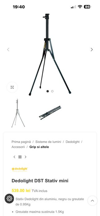 Stativ (trepied) Dedolight DST