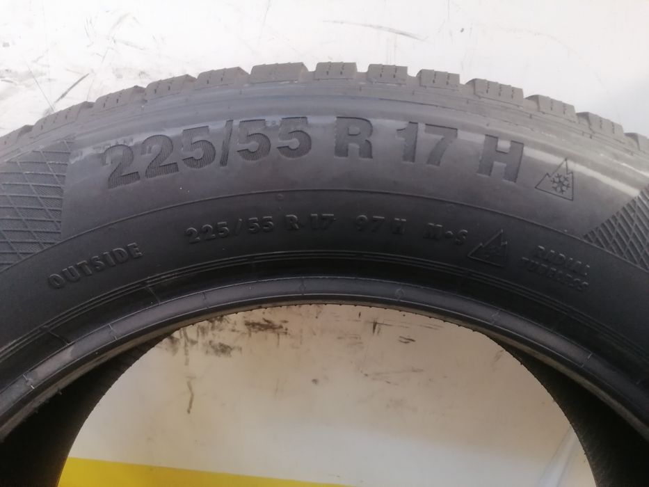 225/55/17 2 *Continental iarna 97h dot 3019   5,,52mm