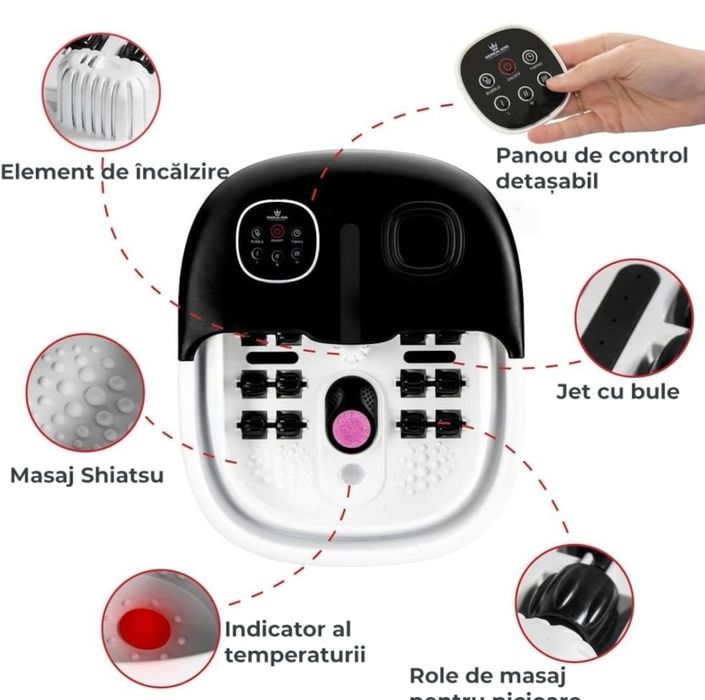 Aparat hidromasaj pliabil NOU