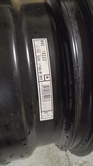Set jante tabla originale Suzuki R16 echipate cu senzori presiune !