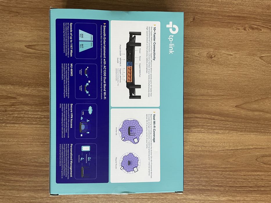 Router TP Link AC 1200 Archer C6