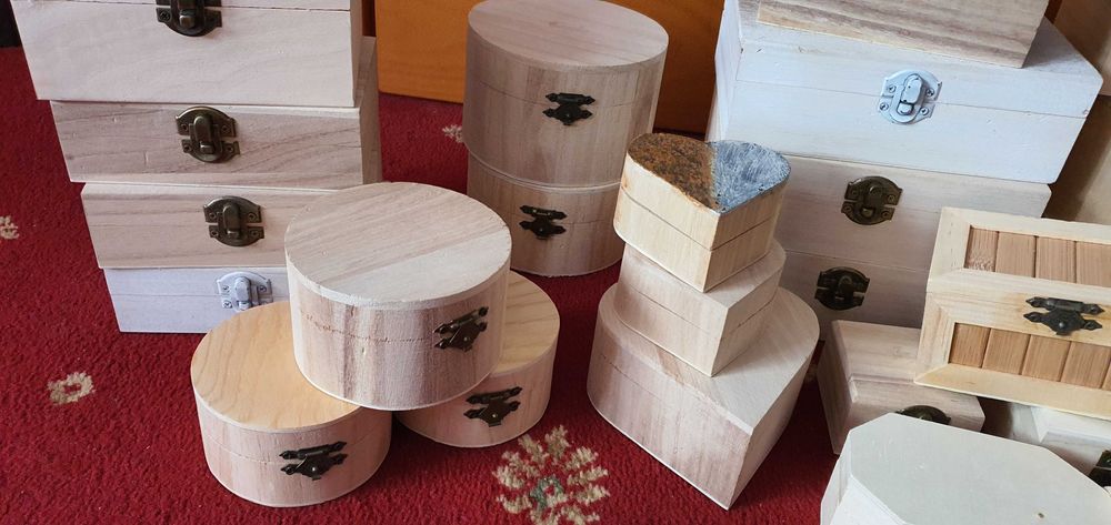 Cutiute din lemn* 40 bucati