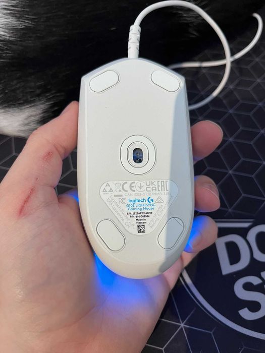 Mouse Logitech G102 Lightsync - Alb